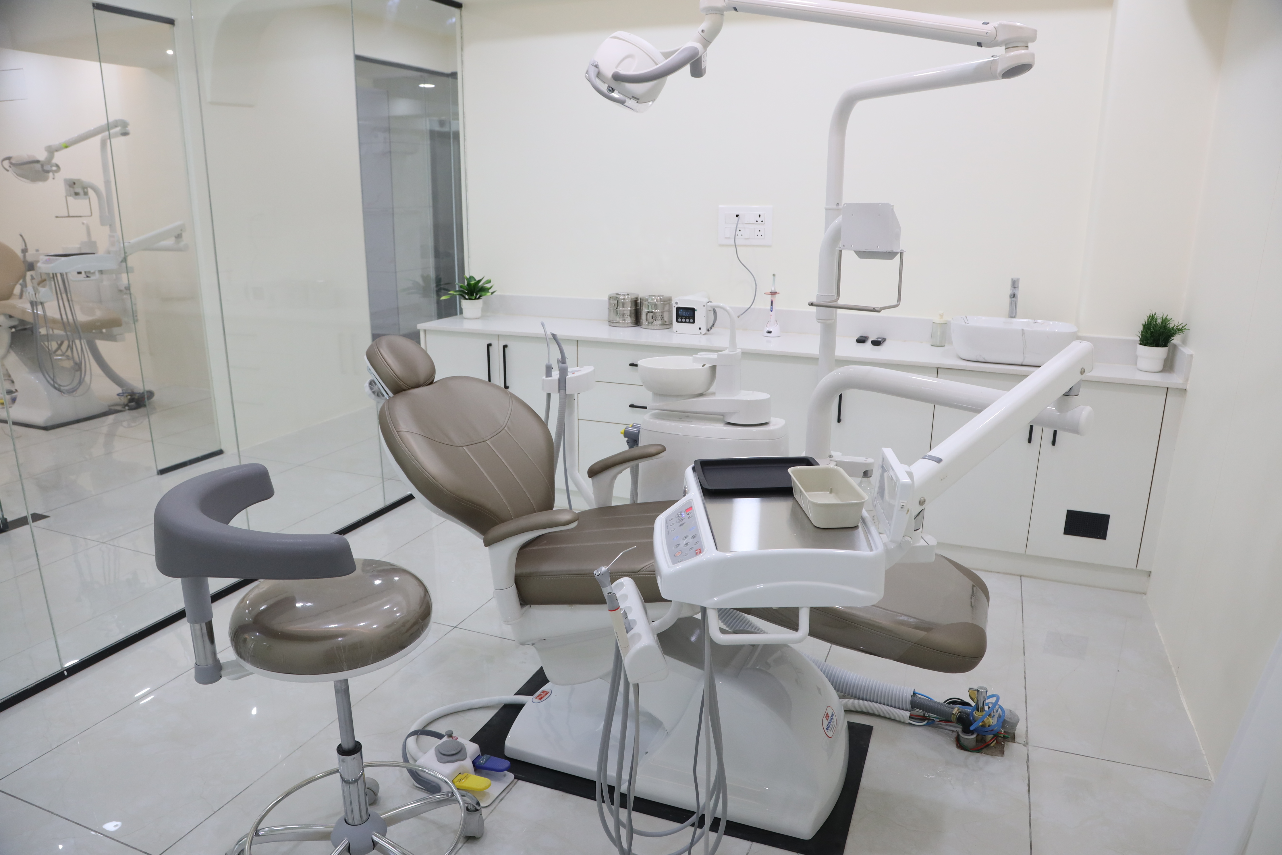 Dental equipment and treatment chair at Serene Dentistry